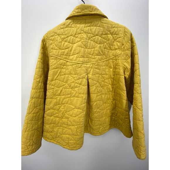 CMC by Color Me Cotton Button Down Jacket Yellow - Picture 5 of 8